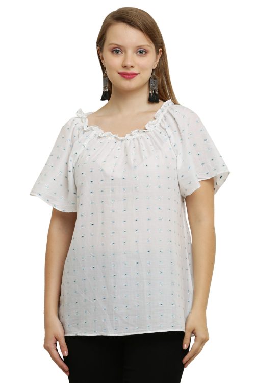 COTTONANSH Printed Blouse